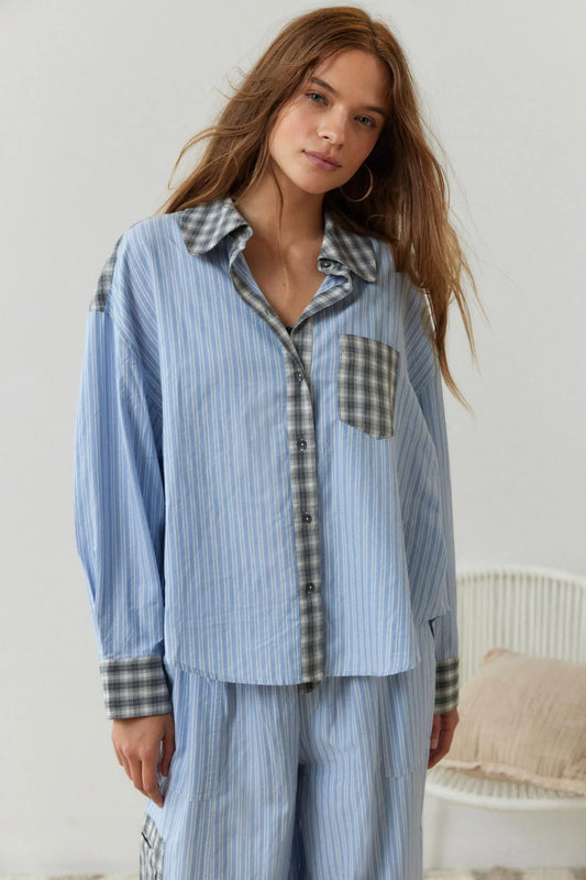 2-delige casual pyjama set - relaxte dames slaapmode